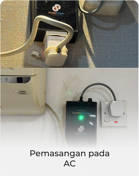 Pemasangan pada AC