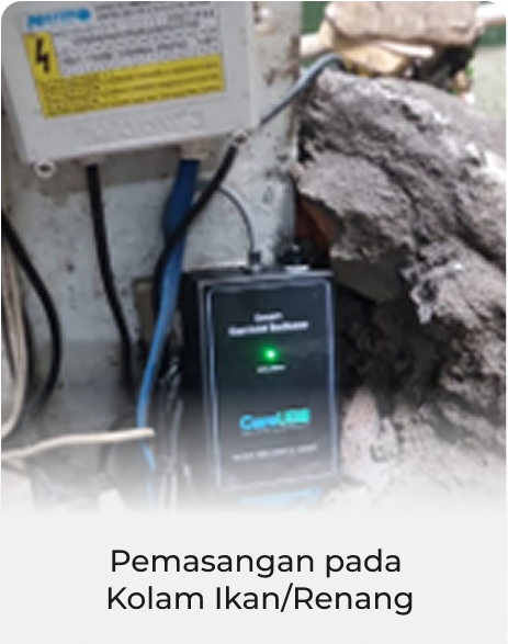 Pemasangan pada kolam